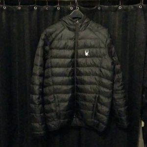 Black Spyder puffer jacket